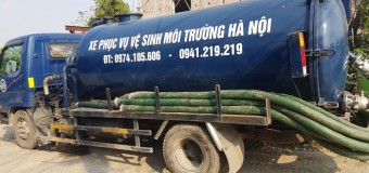 Cam kết: Hút bể phốt tại Đội Cung rẻ nhất HN