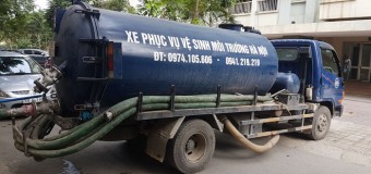 Tuyển lái xe hút bể phốt tại Hà Nội 0941.219.219