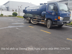 Hút bể phốt tại Dương Đình Nghệ giá rẻ nhất 0941.219.219