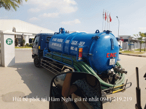 Hút bể phốt tại Hàm Nghi giá rẻ nhất