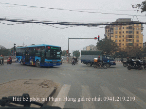 Hút bể phốt tại Phạm Hùng giá rẻ nhất