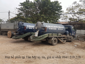 Hút bể phốt tại Tân Mỹ uy tín, giá rẻ nhất 0941.219.219