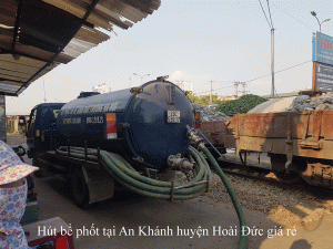 Hút bể phốt tại An Khánh huyện Hoài Đức giá rẻ 0941.219.219