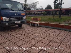 Hút bể phốt tại Nguyễn Công Thái quận Hoàng Mai 0941.219.219