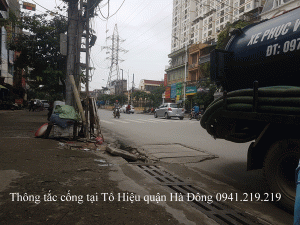 Thông tắc cống tại Tô Hiệu quận Hà Đông 0941.219.219