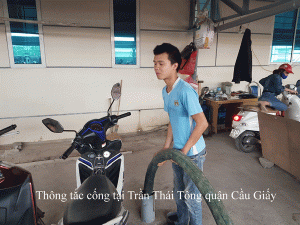 Thông tắc cống tại Trần Thái Tông quận Cầu Giấy 0941.219.219