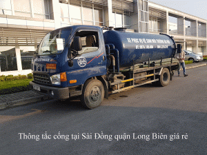 Thông tắc cống tại Sài Đồng quận Long Biên giá rẻ 0941.219.219