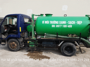 Hút bể phốt tại Nguyễn Chí Thanh quận Đống Đa 0941.219.219