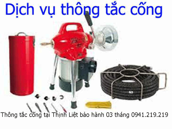 Thông tắc cống tại Thịnh Liệt bảo hành 03 tháng 0941.219.219